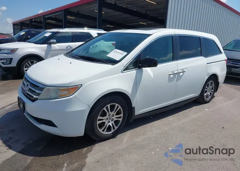 2012 Honda Odyssey Ex-L z USA, uszkodzony, nr VIN 5FNRL5H69CB009984